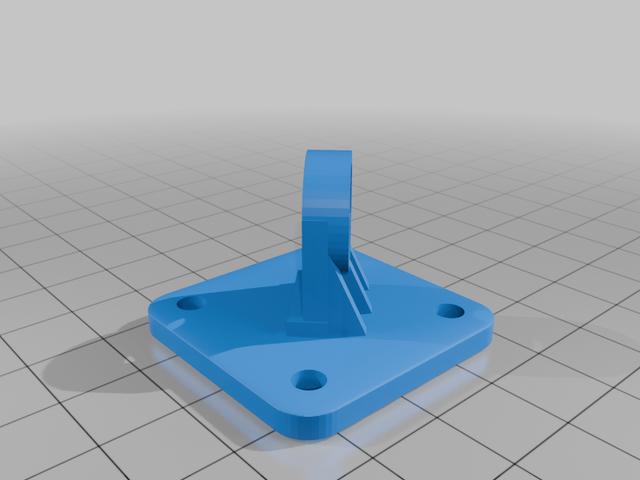 YoLink Smart Outdoor Motion Detector Bracket with extra supports 3D model thumbnail