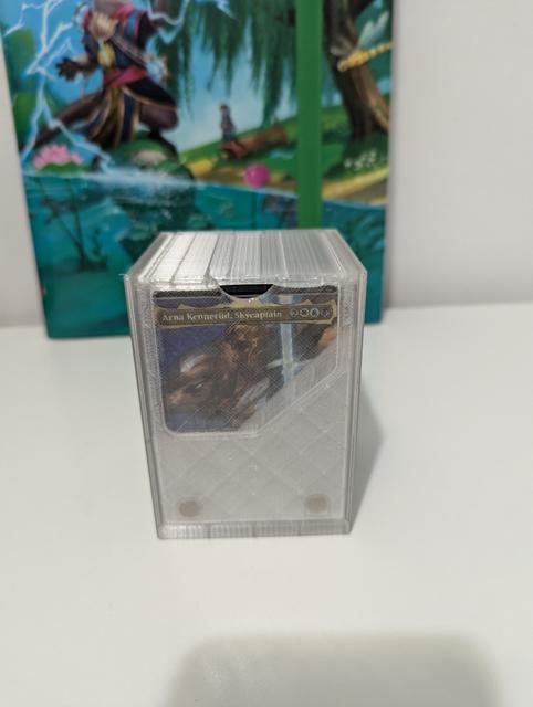 Ultimate Card box Lid with window : Transparent filament and Normal 3D model thumbnail
