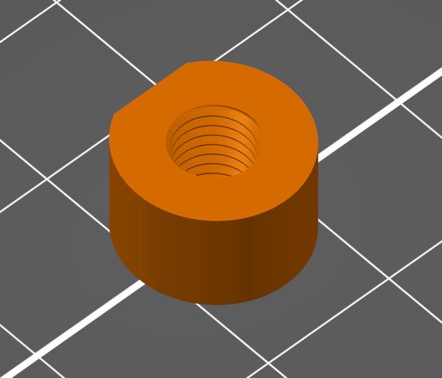 Thread 1/4 3D model thumbnail