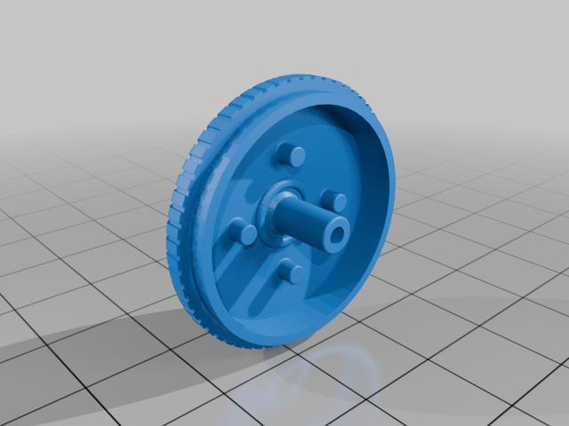IXS Trigger Helmet FF MIPS Tightening/Adjustment Knob 3D model thumbnail