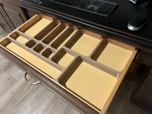 Unified Drawer Organizer – Printable Panel Remix 3D model thumbnail