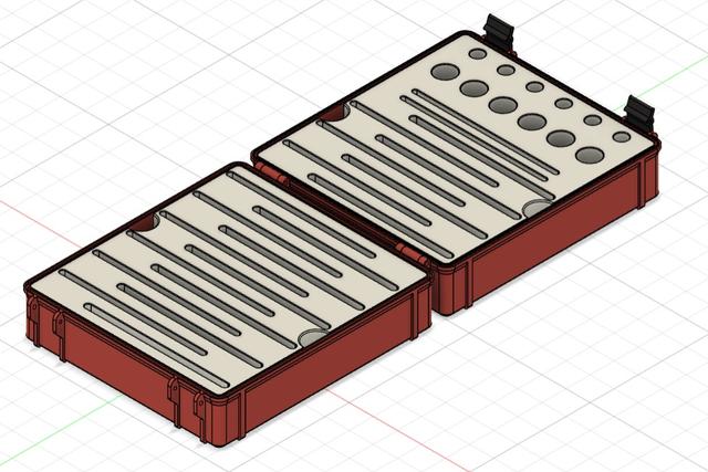 Motorcycle Clutch Service Box 3D model thumbnail