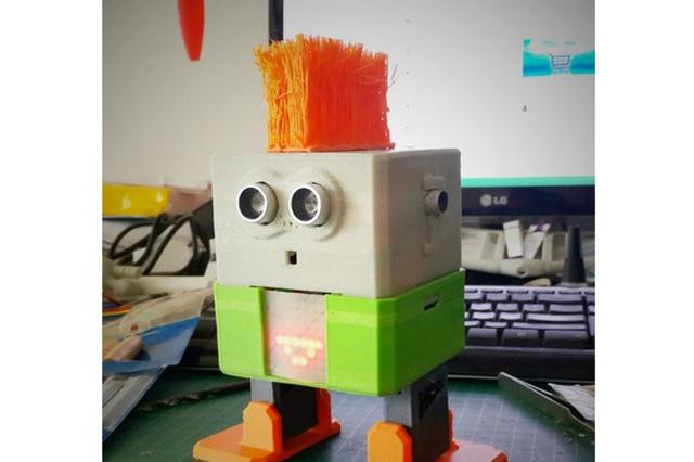 Otto Punk robot 3D model thumbnail