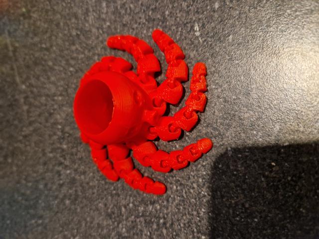 articulated octopus scout woggle 3D model thumbnail
