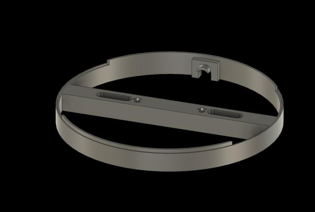 Govee Pendant Light Adapter (Side-Entry) 3D model thumbnail