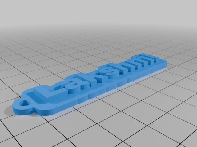 Jeep Logo Keychain – Custom 3D Printable 3D model thumbnail
