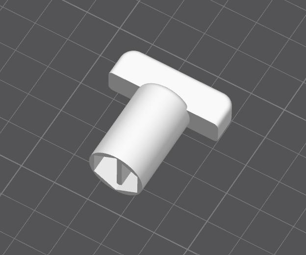 Traxxas Disruptor Hatch Latch Tool 3D model thumbnail