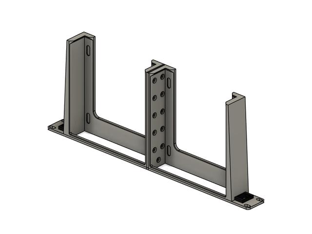 Lenovo Thinkcentre Tiny M720Q/M715Q/M920Q 19-inch Rack Mount 3D model thumbnail