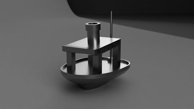 Not Benchy 3D model thumbnail