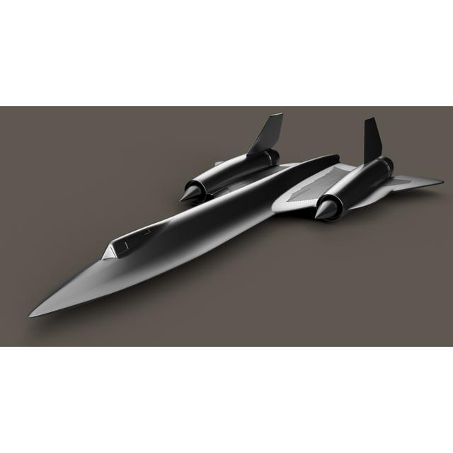 SR-71 Blackbird  3D model thumbnail