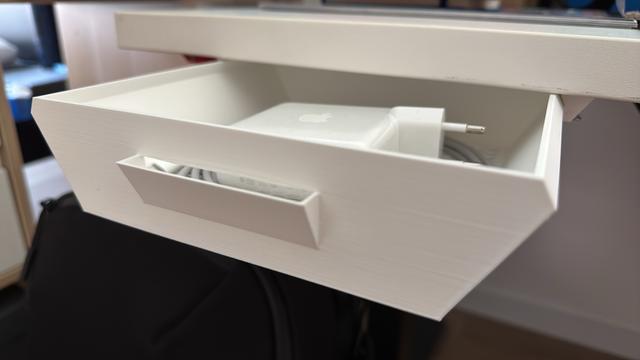 Under Desk Drawer - high 3D model thumbnail