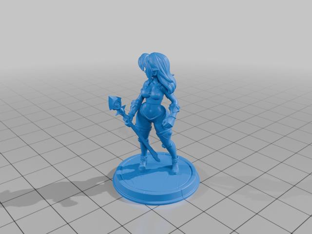 Female Goblin 3D model thumbnail