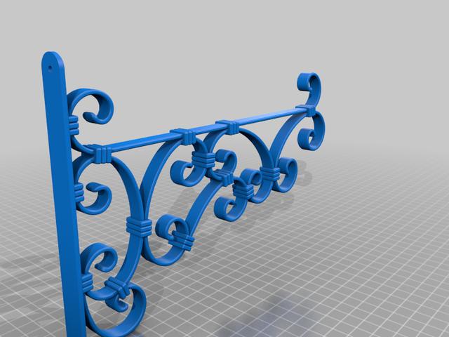 Deco-Holder 3D model thumbnail