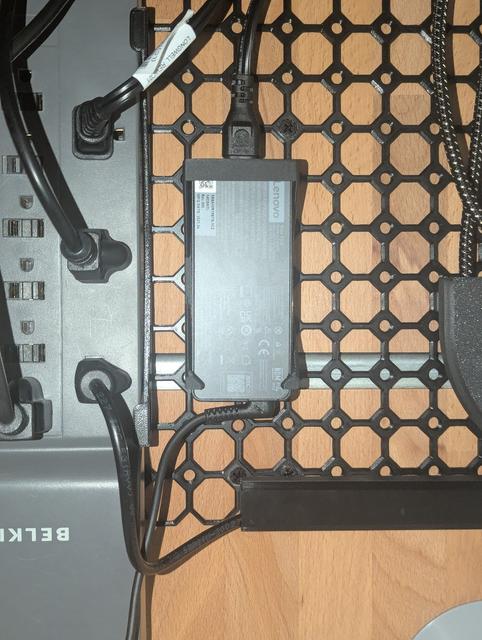 Underware - Multiboard - Lenovo 65W Power Adapter holder 3D model thumbnail