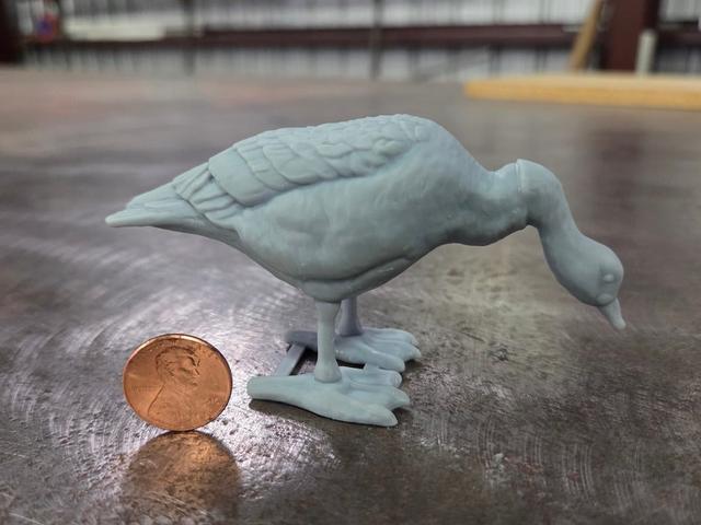 Littlefoot canada goose decoy replica 3D model thumbnail