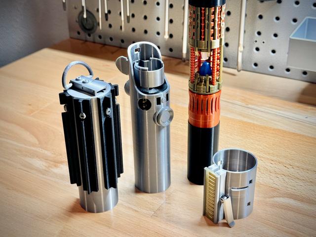 More Accurate Replica Parts for Skywalker Lightsaber 3D model thumbnail