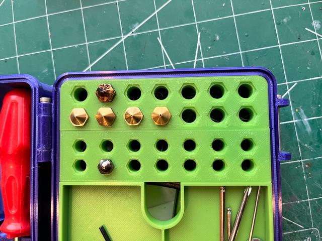 Prusa and Flashforge Nozzle Trays 3D model thumbnail
