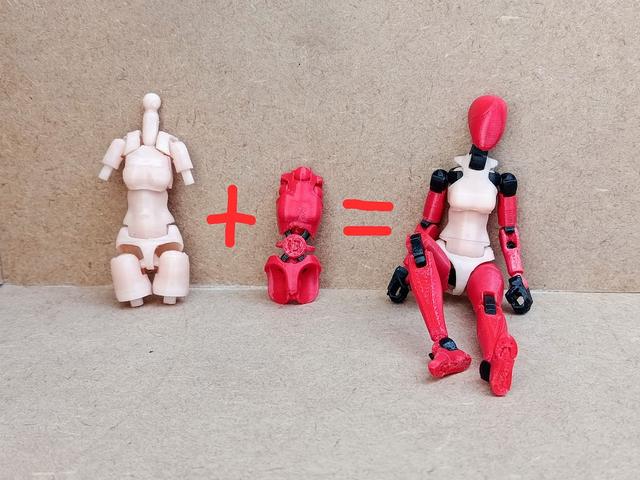 Frame Arms style torso for Carbon 13 Type F 3D model thumbnail
