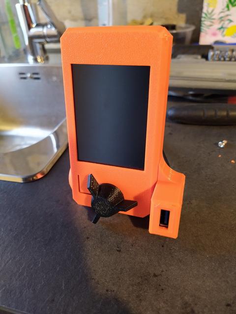 Prusa Mini+ display back cover with USB 3D model thumbnail