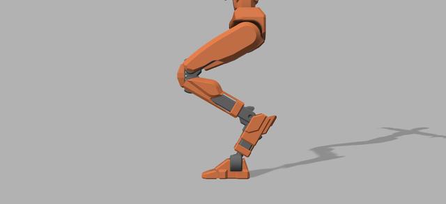 Dummy13 Digitigrade Legs 3D model thumbnail