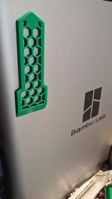 HexScraper - Printbed scraper (with 10mm magnet) 3D model thumbnail