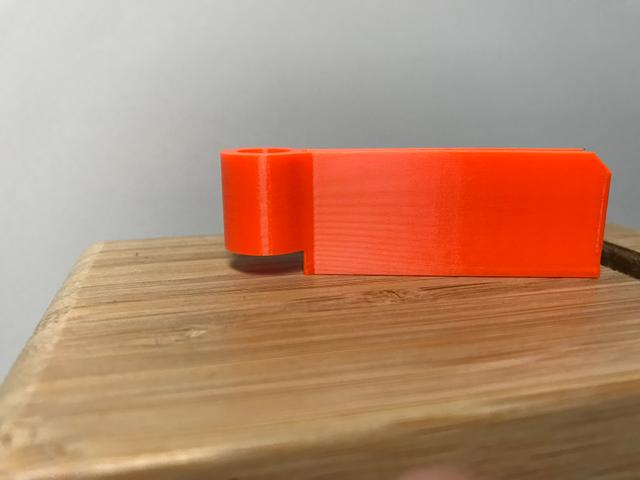 Improved Prusa enclosure bottom hinge 3D model thumbnail