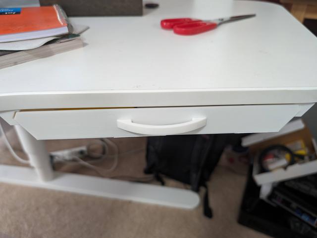 Under Desk Drawer 2.0 Wide Drawer 3D model thumbnail