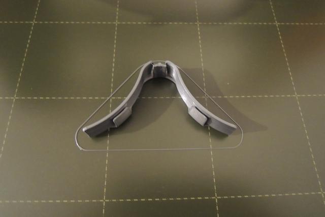 Facemask nose clip 3D model thumbnail