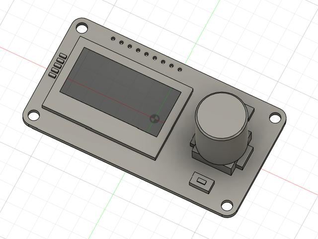 Dummy: Display  1.3" with encoder 3D model thumbnail