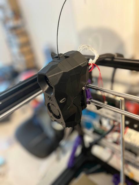 ender 3 ng v1.2 official release stealthburner toolhead adapter plate 3D model thumbnail
