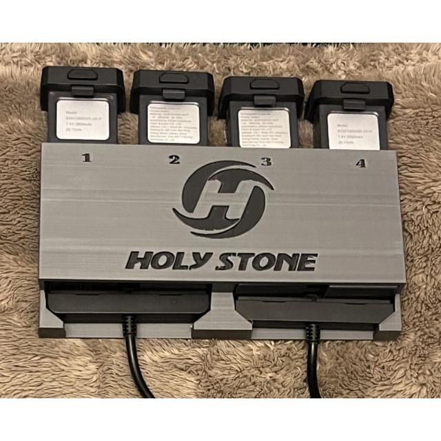 HolyStone 4 batteries holder 3D model thumbnail