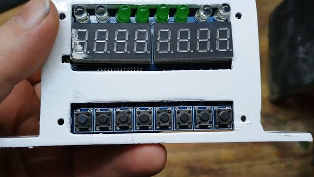 Arduino TM1638 Case Simhub 3D model thumbnail