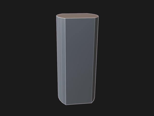 Weapon handle for DUMMY 13 3D model thumbnail