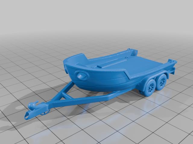 3D  Benchy Trailer 3D model thumbnail