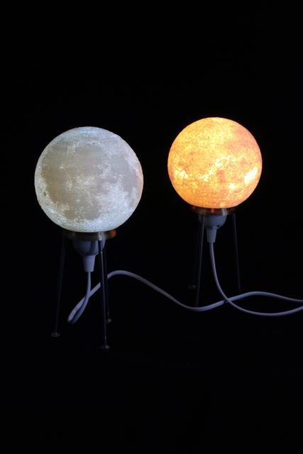 Lithophane Solar System (E27) 3D model thumbnail