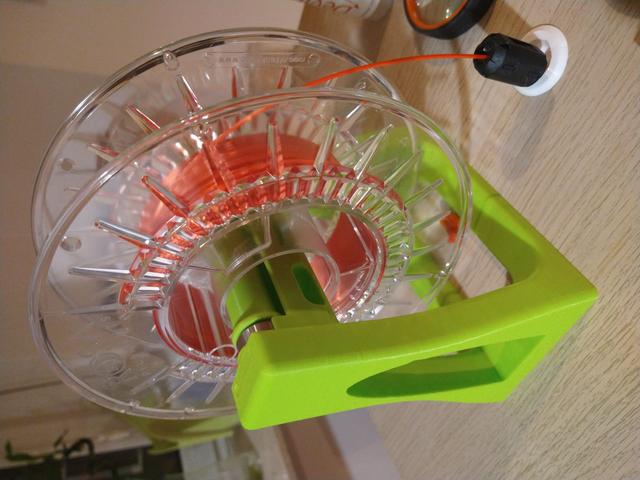 Filler - Filament Holder with strong and stable base 3D model thumbnail