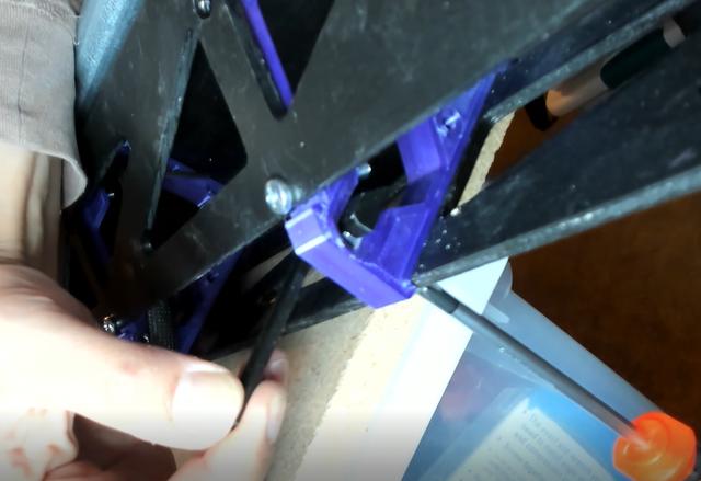 M5 Nut holder for LowRider 3 CNC, assists Strut to Brace assembly 3D model thumbnail