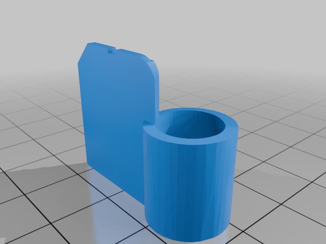 Lenovo Precsion Pen 2 holder 3D model thumbnail