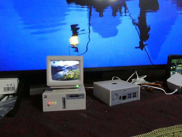 Adjustments for the Retro Desktop PC Raspberry Pi case V2 3D model thumbnail