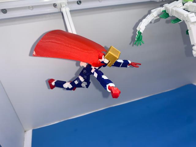 Clip on cape remix for Lucky 13 3D model thumbnail
