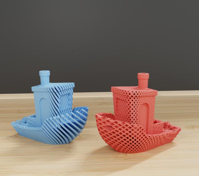 Benchy Remix - Spiral Edition 3D model thumbnail