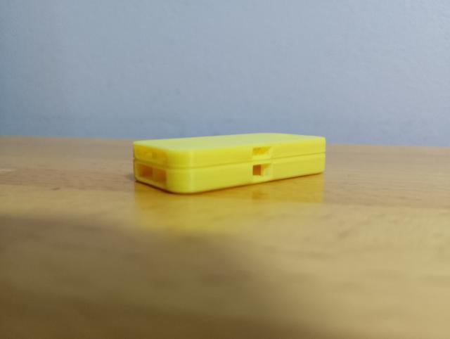 Double Flat pocket whistle 3D model thumbnail