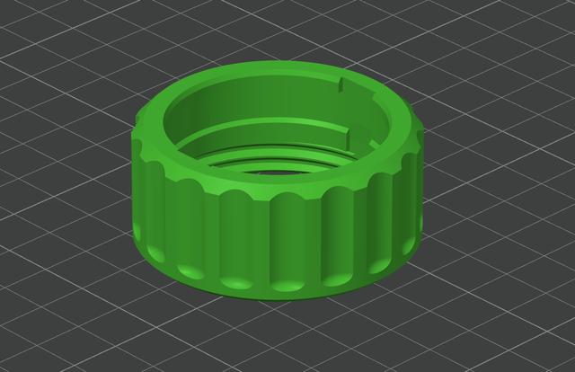 54mm Silica Gel - Desiccant Containers 3D model thumbnail
