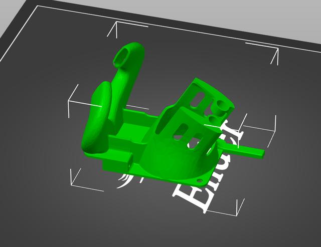 MiniMe Hotend 4010 For Volcano Nozzle 3D model thumbnail