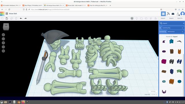 Pirate Skeleton 3D model thumbnail