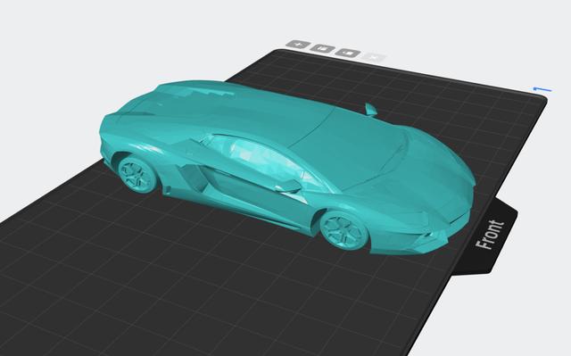 aventador 3D model thumbnail