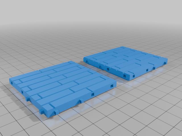 MoDND Set (2x2 Floorplates) 3D model thumbnail