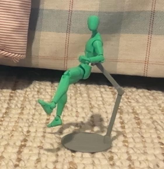 Carbon 13 Locking stand 3D model thumbnail