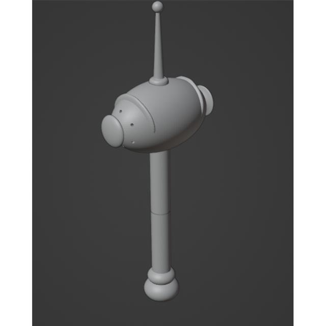 Scruffy's Ball-Peen Hammer   3D model thumbnail