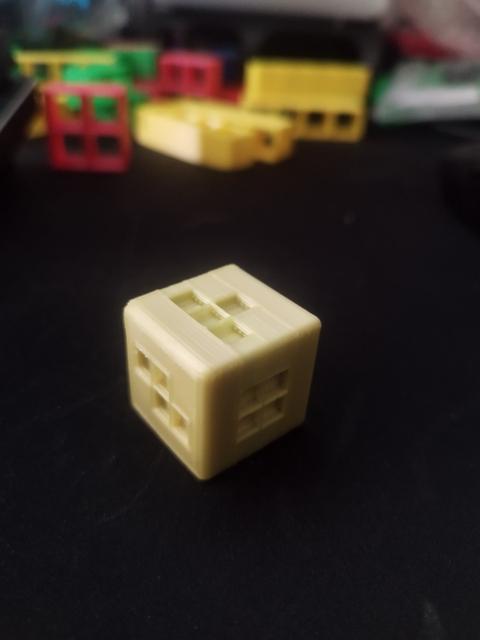 Tetris Balance Die 3D model thumbnail